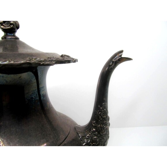 Ascot By Community Reproduction Sheffield Design Silver Plate Coffee Pot - Picture 9 of 16